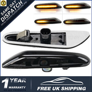 Dynamic Sweeping LED Fender Repeater Smoked Side Indicator CANBUS ERROR FREE UK