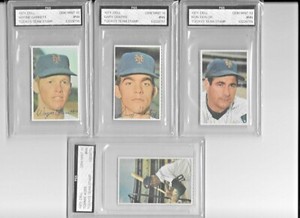 1971 DELL TODAYS TEAM STAMPS AGEE GARRETT GENTRY TAYLOR GRADED GEM MINT 10