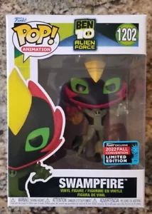 Funko Pop! Ben 10 Alien Force Swampfire #1202 NYCC 2022 Shared Exclusive - Picture 1 of 2