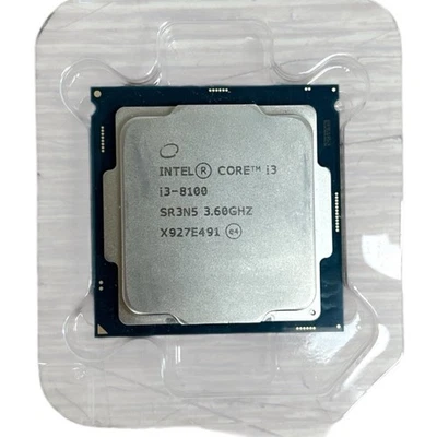 Intel Core i3-8100 3.6 GHz LGA 1151 Desktop CPU Processor SR3N5 - Image 1 of 3