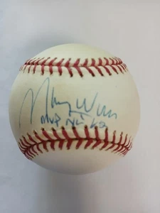 Maury Wills, Dodgers, 1962 NL MVP, Signed Bud Selig MLB - Picture 1 of 7