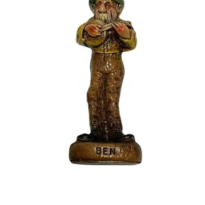 "Sombrero verde vintage Syroco Hillbilly Band Member 4,5"" Banjo Ben" - Imagen 1 de 5