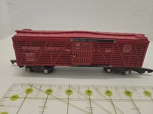 American Flyer #629 MP Missouri Pacific Cattle Stock Car Red 613366 - Picture 1 of 8