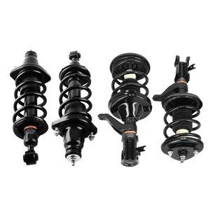 4Pcs Front & Rear Struts w/ Coil Spring Assembly For 2003-2005 Honda Civic 1.7L - Picture 1 of 6