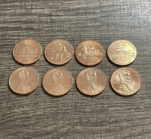 2009 P & D Full 8 Coin Lincoln Penny Set Uncirculated BU Complete Bicentennial - Picture 1 of 3