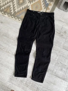 Norse Projects Mens Cotton Black Corduroy Edvard Pants Size 32 - Picture 1 of 17