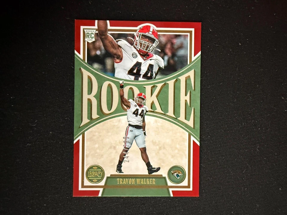 Travon Walker 2022 Legacy Red Rookie RC /299 Jacksonville Jaguars D47 - Image 1 of 1
