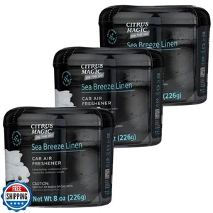 Citrus Magic On The Go Solid Air Absorber Sea Breeze Linen, Pack of 3, 8-Ounc - Picture 1 of 5