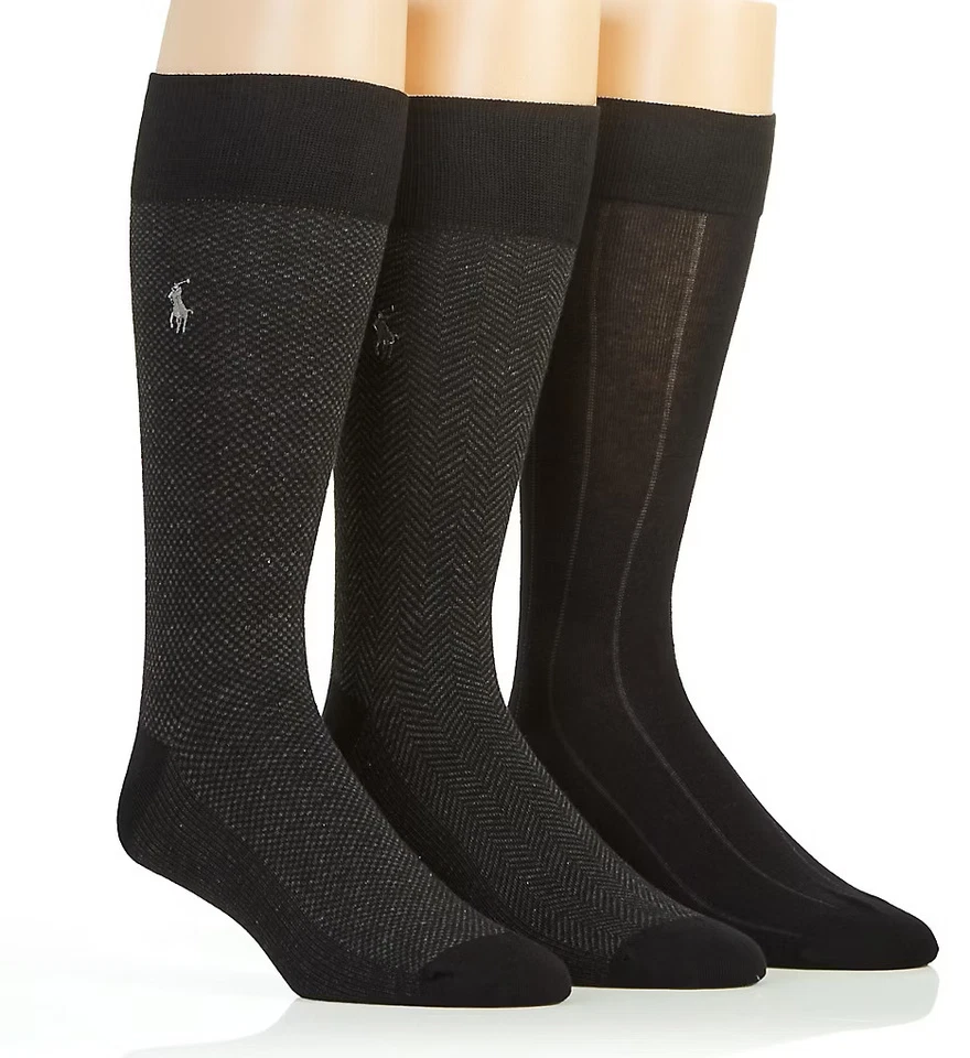 Polo Ralph Lauren 86256PK Super Soft Dress Socks - 3 Pack - Image 1 of 1