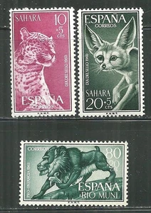 SPANISCHE SAHARA B60-61, B66 NEUWERTIG LICHTSCHARNIER LOKALE WILDTIERE - Bild 1 von 1