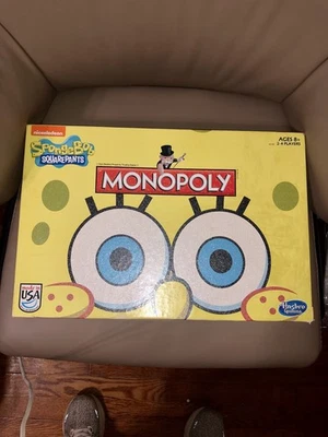 Monopoly Nickelodeon SpongeBob SquarePants Game 2014 Complete Cartoon Movie - Image 1 of 4