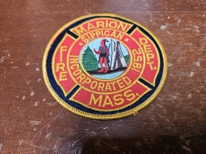 Marion Fire Massachusetts MA Patch 4" - NEU! - Bild 1 von 2