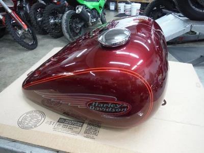 Harley-Davidson Softail 2000 rojo pila de combustible depósito de gasolina tanque de gasolina carro Foto 1 de 4