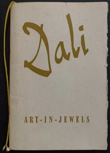Art-in-Jewels by Salvador Dali 1960s Cheatham Foundation Exhibition Program - Bild 1 von 4