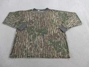 Vintage Realtree Shirt Mens 2XL Camouflage Camo Long Sleeve Made USA Hunting 90s - Picture 1 of 11
