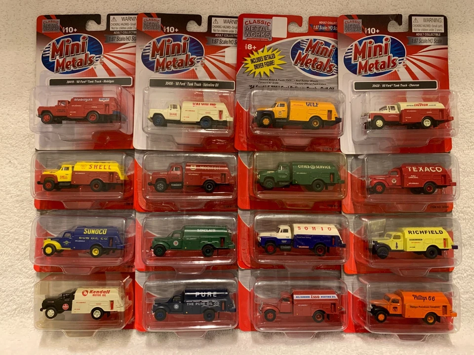 Mini Metals HO Scale Fuel Delivery Trucks and Tank Trucks each sold separately - Image 1 of 1