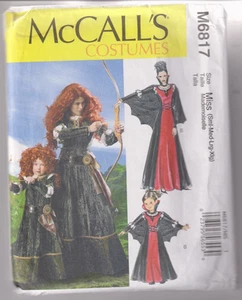 6817 McCALLS - DISFRAZ: VESTIDO largo con capa de murciélago - adulto talla S/M/L/XL B 31,5-44" - Imagen 1 de 2