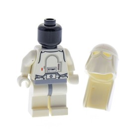1x Lego Minifigure Star Wars Snowtrooper Hip New - Light Grey 7666 973pb0271 sw011