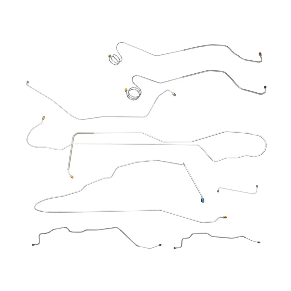 Camión Chevrolet GMC 1981-87 2x2 3/4 sin válvula de carga juego de línea de freno de plataforma larga para hombre equipo original Foto 1 de 4