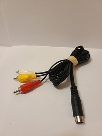 Sega Genesis Model 2 AV Cable RCA Audio Video Cord Used Tested Works US SELLER