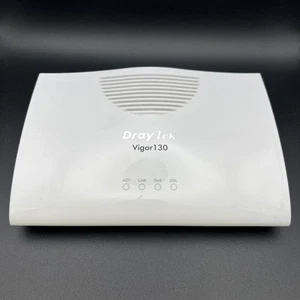 DrayTek Vigor 130 VDSL2/ADSL2+ Gigabit Modem, NO PSU, Annex 2. - Photo 1/3