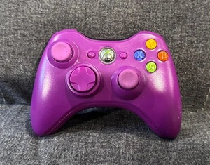 Official Microsoft Xbox 360 Custom Dragon Controller! ~ Purple / Black ~ LQQK - Picture 1 of 6