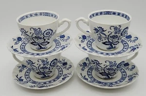 ONE Blue Nordic by J&G Meakin Classic Cup & Saucer English Ironstone Blue Onion - Picture 1 of 6