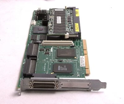 RAID 0,1,5 SCSI-Controller Compaq 171383-001: 2 ext, 2 int Anschlüsse, Speicher - Image 1 of 3