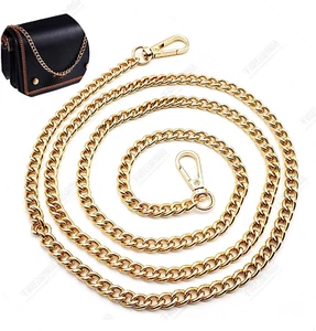 Taschenkette Gold,Sturdy Metal Kette für Tasche,Replacement Taschengurt Kette,Sc - Bild 1 von 7