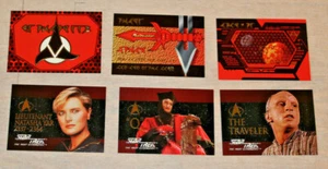 Star Trek Next Generation Episodes Season 1 Embossed Card Set 6 Cards SP1-SP6 - Picture 1 of 2