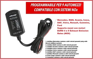 EMULATORE 9 IN 1 MAN-SCANIA-IVECO-DAF-VOLVO-RENAULT-MERCEDES CAMION - Foto 1 di 1