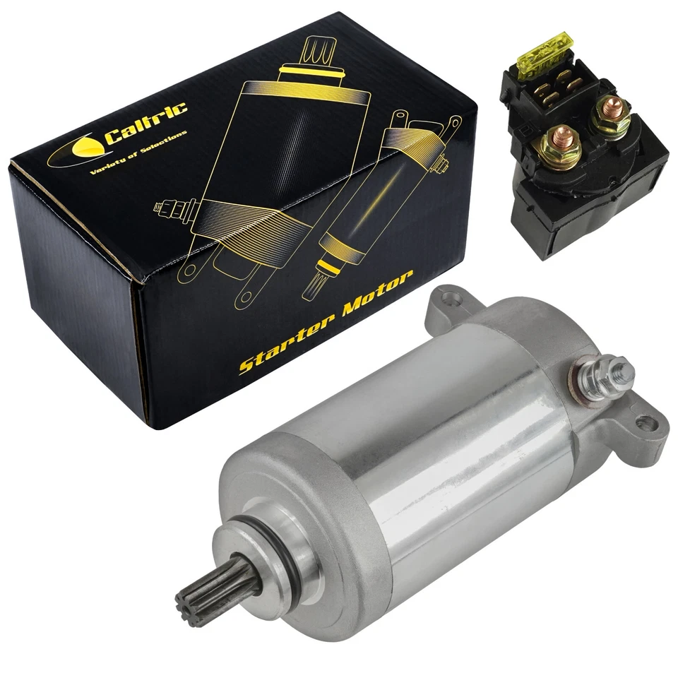 Starter & Relay Solenoid for Kawasaki Bayou 220 KLF220 1988-2002 Atv New — 第 1/4 张图片