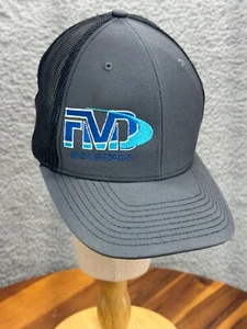 FMD Holdings Trucker Hat Cap Mesh Snapback Adjustable Logo Company Gear Gray - Picture 1 of 10