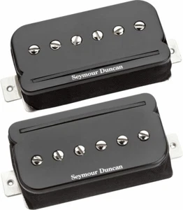 Seymour Duncan P-Rails Humbucker Pickup Set Nero P90 Stratocaster Rail 11303-03 - Foto 1 di 3