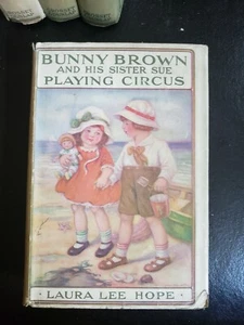 5 BOOK SET 1916 BUNNY BROWN AND HIS SISTER SUE HC 2 DJ'S  BY LAURA LEE HOPE 1ST - Picture 1 of 12