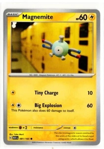 Pokemon Scarlet Violet 151 081/165 Magnemite - Picture 1 of 1