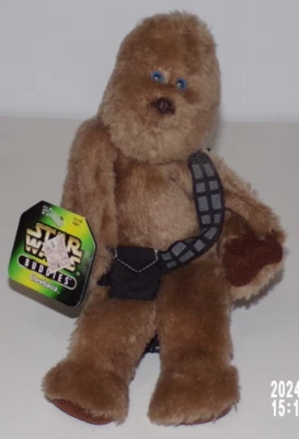 Star Wars Buddies Chewbacca New with Tag & Display Hook Kenner 1997 Plush Toy - Image 1 of 4