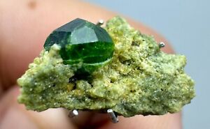 2.80 Carat Unusual!! Top Green Demantoid Garnet Crystal  From @IRN