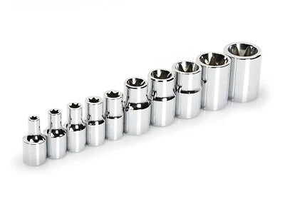 TEKTON 1355 11-pc. 1/4" & 3/8" Dr. Star Socket Set - Image 1 of 3