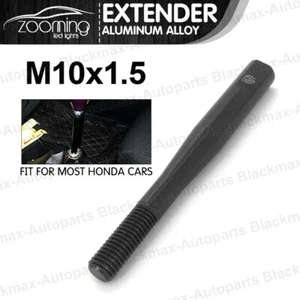 Black M10x1.5 Shift Knob Extension for Gear Shifter Lever JDM Extender FOR Honda - Picture 1 of 6