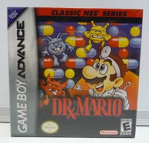 DR MARIO CLASSIC NES SERIES GBA FACTORY H SEAM FACTORY SEALED WATA VGA READY - Picture 1 of 18
