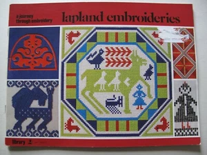 D.M.C. Library  : LAPLAND EMBROIDERIES, 1978 -  Cross-stitch Patterns - Picture 1 of 12