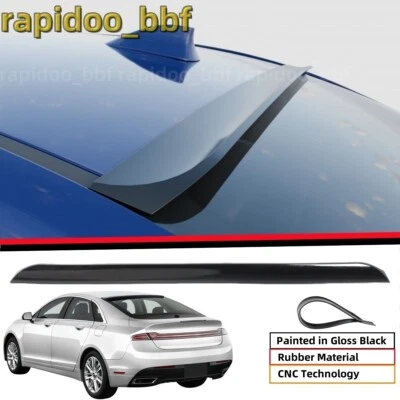 FOR 2013-20 LINCOLN MKZ LOWER KICK DUCKTAIL STYLE REAR WINDOW ROOF SPOILER WING - Image 1 of 4