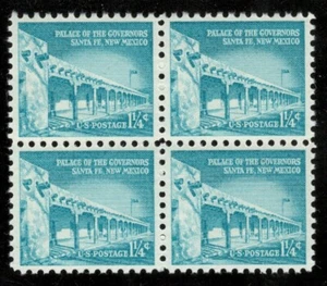 US. 1031A. 1 1/4c. Place of the Governors, Liberty. Block of 4. MNH. 1960 - Picture 1 of 1