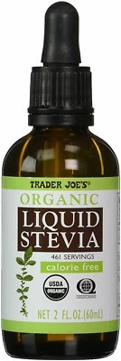 Trader Joe's Organic Liquid Stevia 2fl oz Calorie Free Vegan 2 Bottles - Image 1 of 2