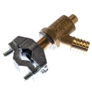 Self Cutting Brass Drain Valve 15mm Central Heating Plumbing Draw Valve (x1) - Picture 1 of 2