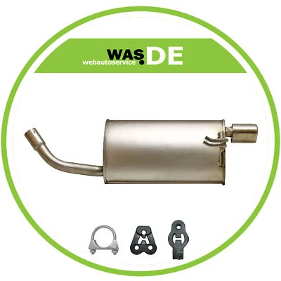 Endschalldämpfer Smart FORFOUR 1.1/1.3 ab. Bj. 2004, Auspuff - Bild 1 von 4