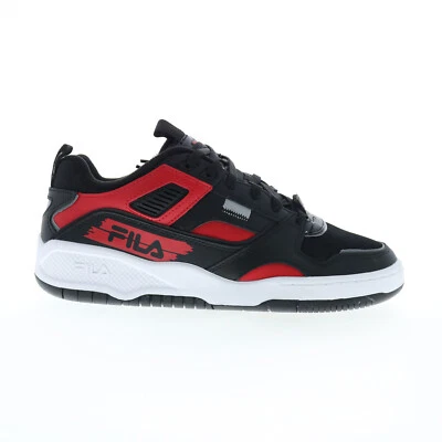 Fila Corda 1TM01917-604 Hombres Cuero Negro Estilo de Vida Tenis Zapatos Foto 1 de 4