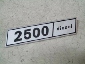 HECKSCHRIFTZUG FIAT 132 2500 DIESEL - METALL - NEU - ORIGINAL  - Bild 1 von 1