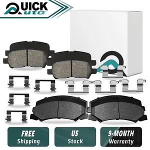 Front and Rear Ceramic Brake Pads Kit for Chevy Impala 2010 2011 2012 2013 - Picture 1 of 7